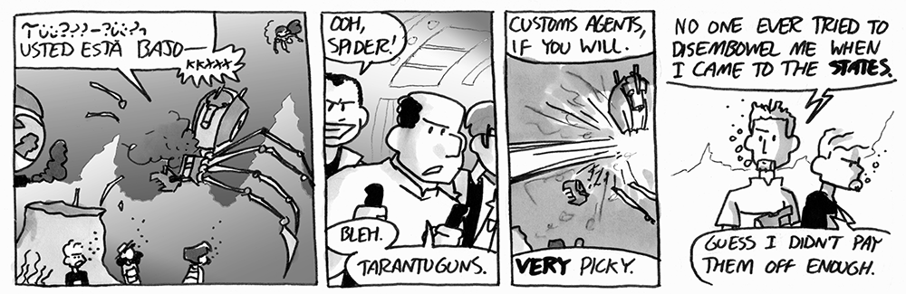 Ooh, spider!